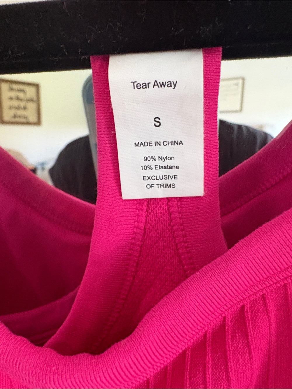 Fuchsia Ribbed Racerback Tank Top - Picture 2 of 4